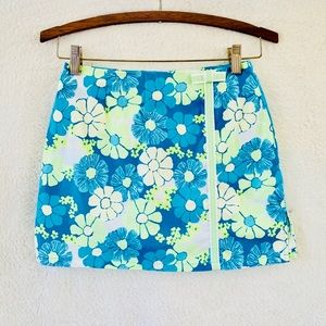 Lily Pulitzer mini skirt/skort size 0